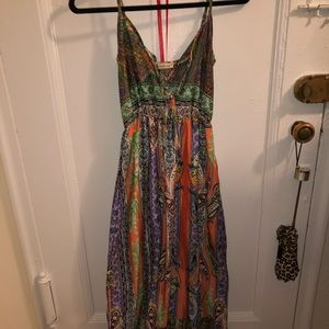 Paisley Peach Royal Maxi Dress